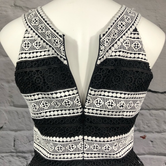 Kate Spade Scenic Route colorblock lace dress sz 4 - Picture 4 of 10